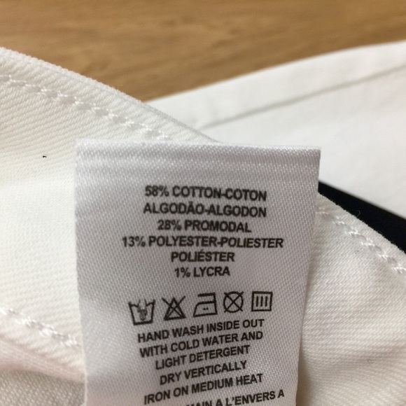 DL1961 Emma Power Legging Dawson White Skinny Destroyed Knee Jeans - Picture 7 of 10